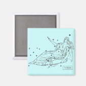 Virgo Magnet (Voorkant / Achterkant)