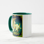 Virgo Maiden Sitting on Crescent Moon Mok (Voorkant links)