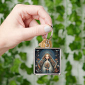 Virgo Maiden Zodiac Astrology Celestial Birthday Sleutelhanger (Hand)