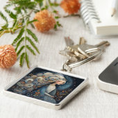 Virgo Maiden Zodiac Astrology Mystical Birthday Sleutelhanger (Zijkant)