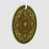Virgo Mandala Acryl Ornament (voorkant)