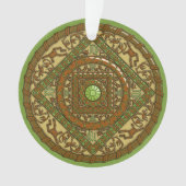 Virgo Mandala Acryl Ornament (voorkant)