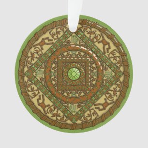 Virgo Mandala Acryl Ornament