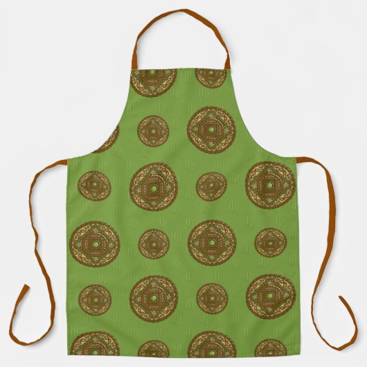 Virgo Mandala All-Over Print Schort (Voorkant)