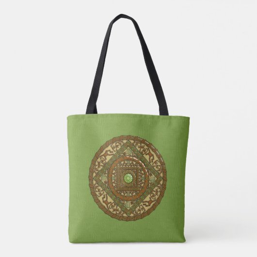 Virgo Mandala alles-over-print tas (Achterkant)
