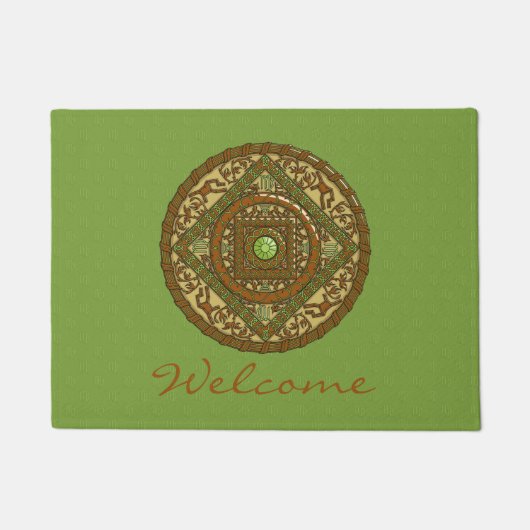 Virgo Mandala Doormat Deurmat (Voorkant)