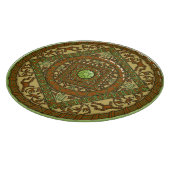 Virgo Mandala glazen snijplank (Hoek)