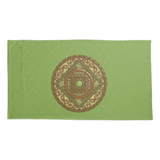 Virgo Mandala Kussensloop (Achterkant)