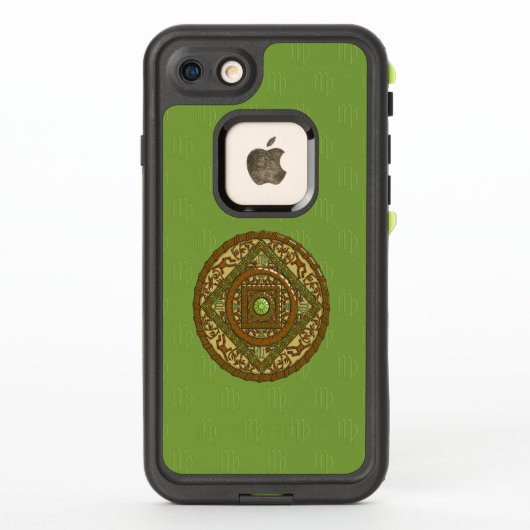 Virgo Mandala Lifeproof Hoesje (Achterkant)