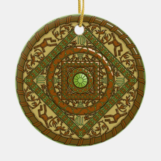 Virgo Mandala Ornament (Voorkant)