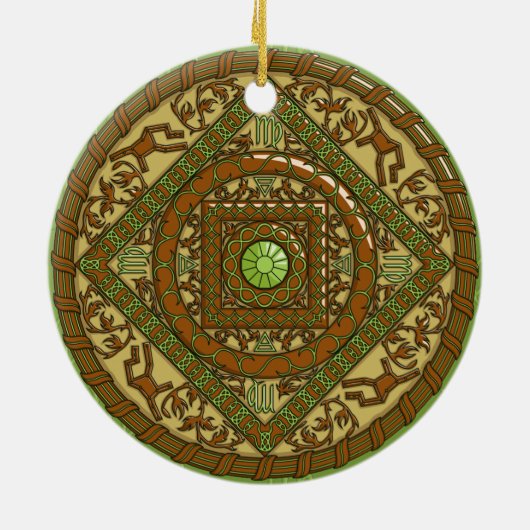 Virgo Mandala Ornament (Achterkant)