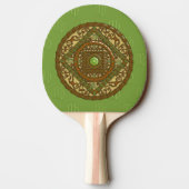 Virgo Mandala Ping Pong Paddle Tafeltennisbatje (Achterkant)