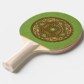 Virgo Mandala Ping Pong Paddle Tafeltennisbatje (Voorkant Gekanteld)