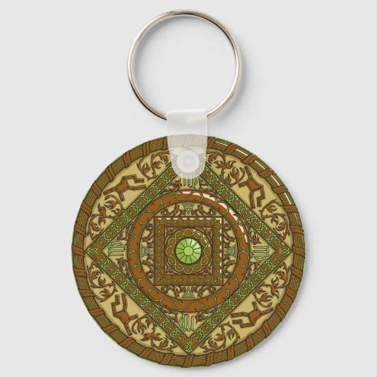 Virgo Mandala Sleutelhanger (Voorkant)