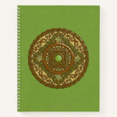 Virgo Mandala Spiral notebook Notitieboek (Voorkant)