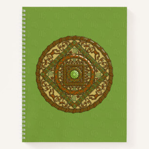 Virgo Mandala Spiral notebook Notitieboek