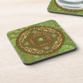 Virgo Mandala Square Onderzetter (Linkerzijde)