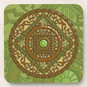 Virgo Mandala Square Onderzetter