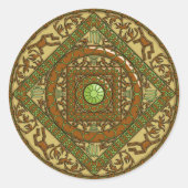 Virgo Mandala Sticker (Voorkant)