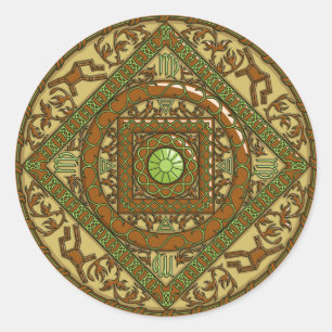 Virgo Mandala Sticker