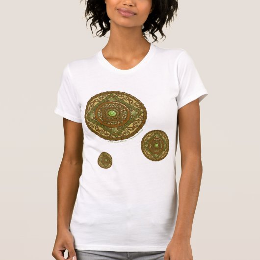 Virgo Mandala Vrouwen Licht Shirt (Voorkant)
