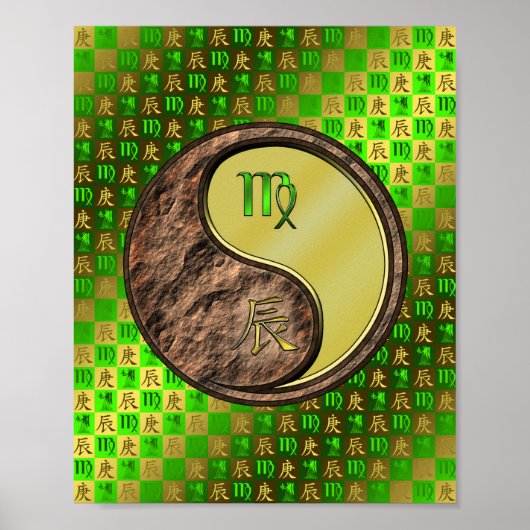 Virgo & Metal Dragon Poster (Voorkant)