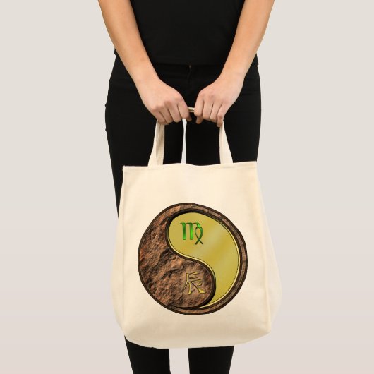 Virgo & Metal Dragon Tote Bag (Voorkant (product))