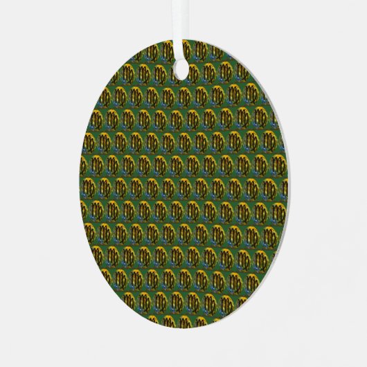 Virgo Metalen Ornament (Voorkant links)