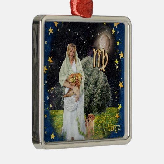 Virgo Metalen Ornament (Rechts)