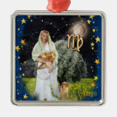 Virgo Metalen Ornament (Voorkant)