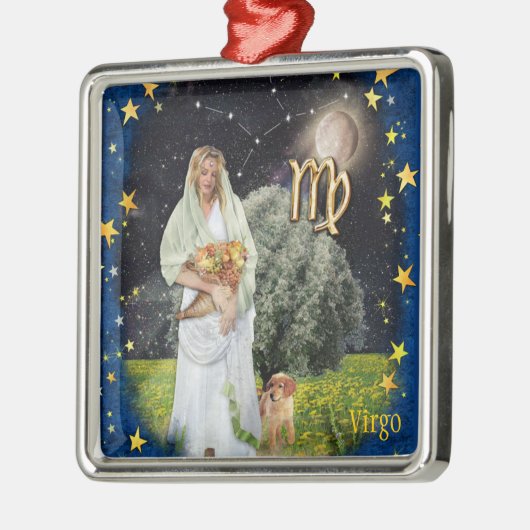 Virgo Metalen Ornament (Links)