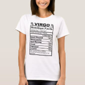 Virgo Nutrition Facts Zodiac Sign Horoscope - Cami T-shirt (Voorkant)