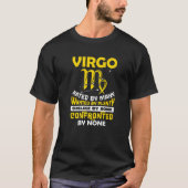 Virgo opgewarmd door vele September Zodiac Birthd T-shirt (Voorkant)