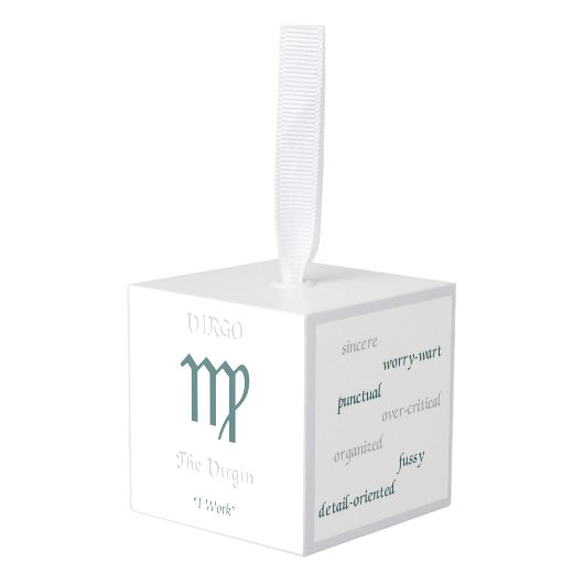 Virgo Ornament (Voorkant hoekig)