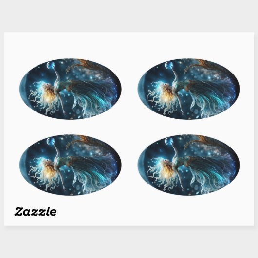 Virgo Ovale Sticker (Vel)