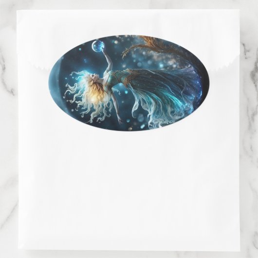 Virgo Ovale Sticker (Tas)