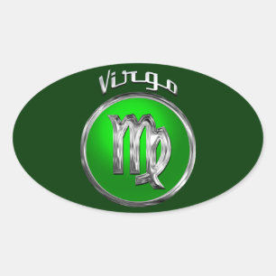 Virgo Ovale Sticker
