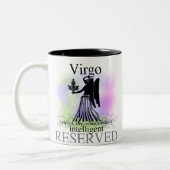 Virgo over jou tweekleurige koffiemok (Links)
