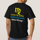 Virgo Overthinker T-Shirt – Personalised Chaos Tee (Achterkant)