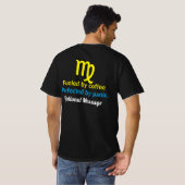 Virgo Overthinker T-Shirt – Personalised Chaos Tee (Achterkant volledig)