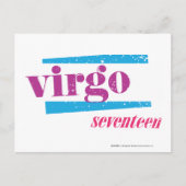Virgo Paars Briefkaart (Voorkant)
