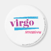Virgo Paars Magneet (Voorkant)