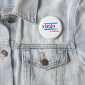 Virgo Paars Ronde Button 5,7 Cm (In situ)