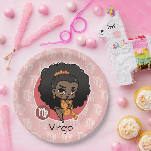 Virgo Papieren Bordje (Feest)