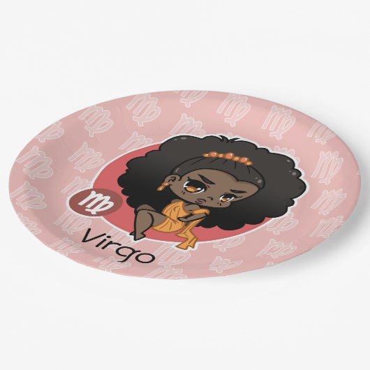Virgo Papieren Bordje (Gekanteld)