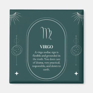 Virgo past naam 12 tekens van de Zodiac aan Magneet