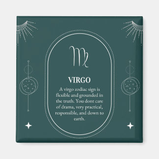 Virgo past naam 12 tekens van de Zodiac aan Magneet