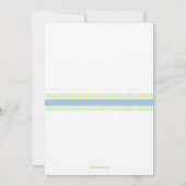 Virgo Photo Birthday Party Invitation Kaart (Achterkant)