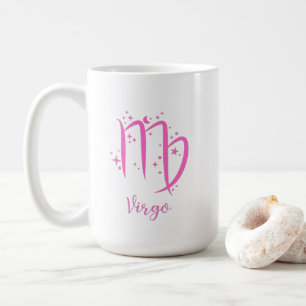 Virgo Pink Zodiac Koffiemok