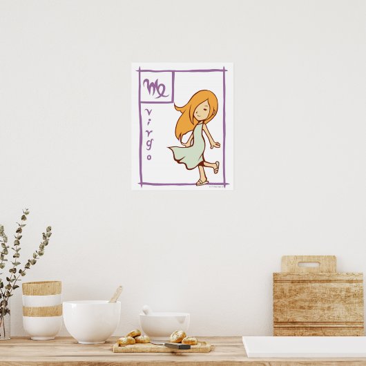 Virgo Poster (Keuken)